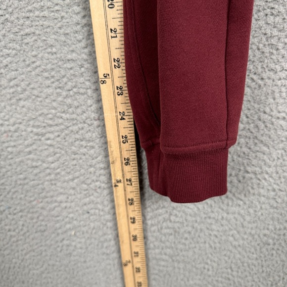 Lululemon Pants Womens 4 Burgundy Scuba High Rise Joggers Lounge Running Yoga - Picture 9 of 11